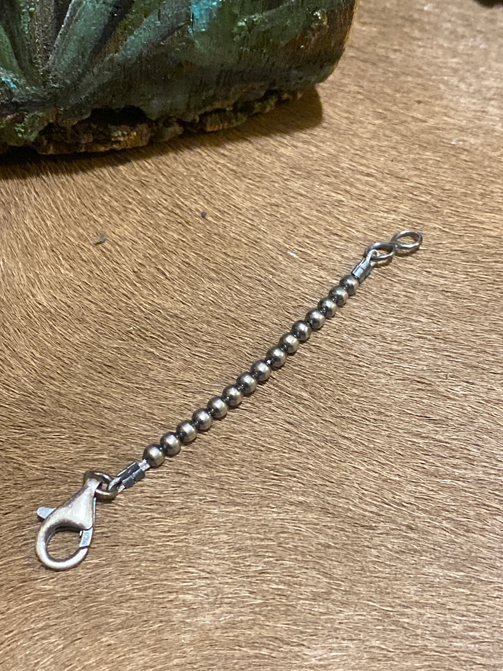 Extenders - Sterling 3mm Navajo Pearl