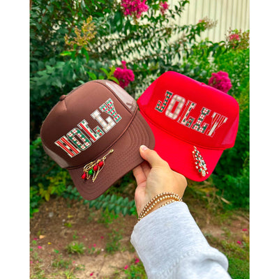Holly Jolly Trucker Hat
