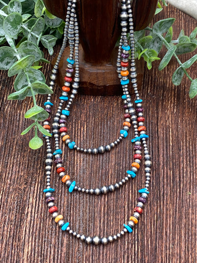 Brooks Navajo, Turquoise & Spiny Necklace