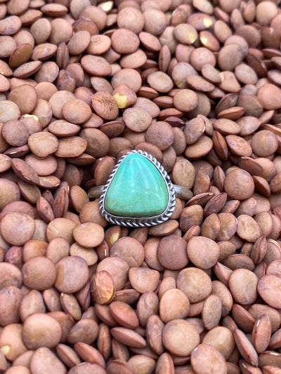Portsmouth Green Turquoise Sterling Ring