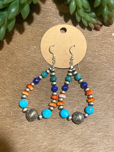 Sansom Multi Stone Sterling Earrings