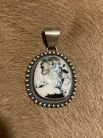 Eastchase Sterling White Buffalo Pendant