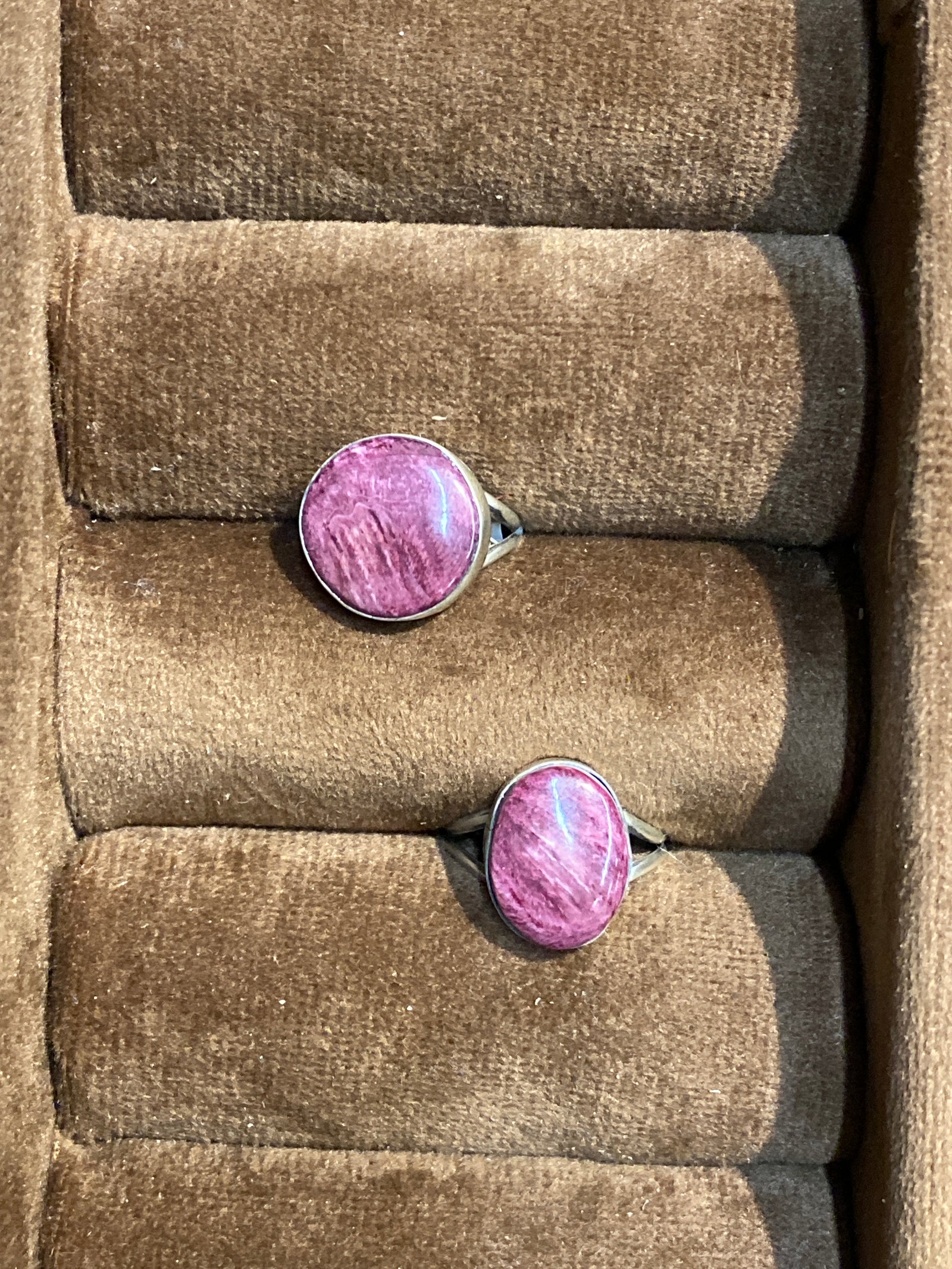 Bach Simple Sterling Purple Spiny Ring