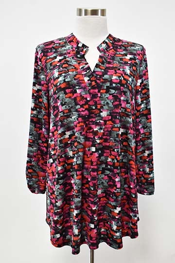 Lizzy Black Multi Pebble Blouse