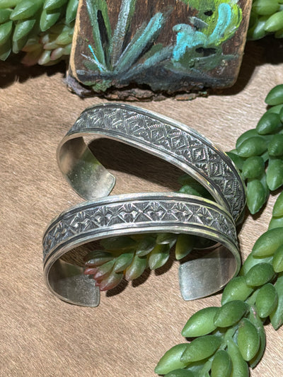 Payton Stamped Sterling Cuff