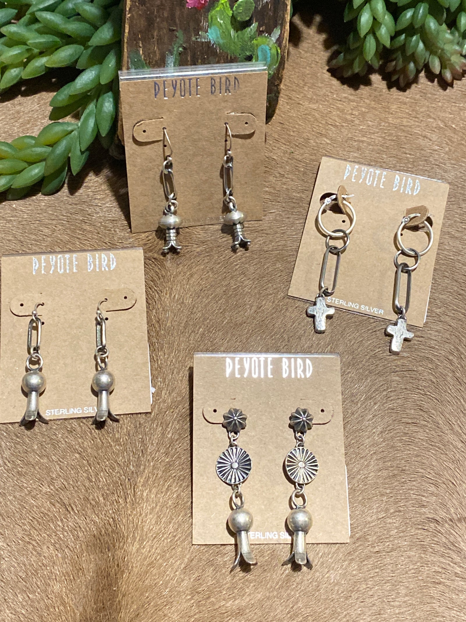 Revival Dangle Sterling Earrings