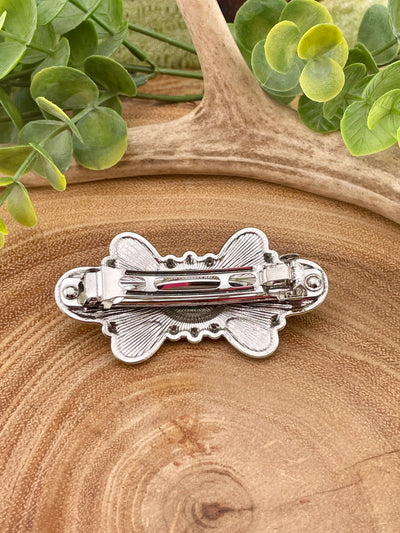 Gamma Turquoise Burst Hair Clip