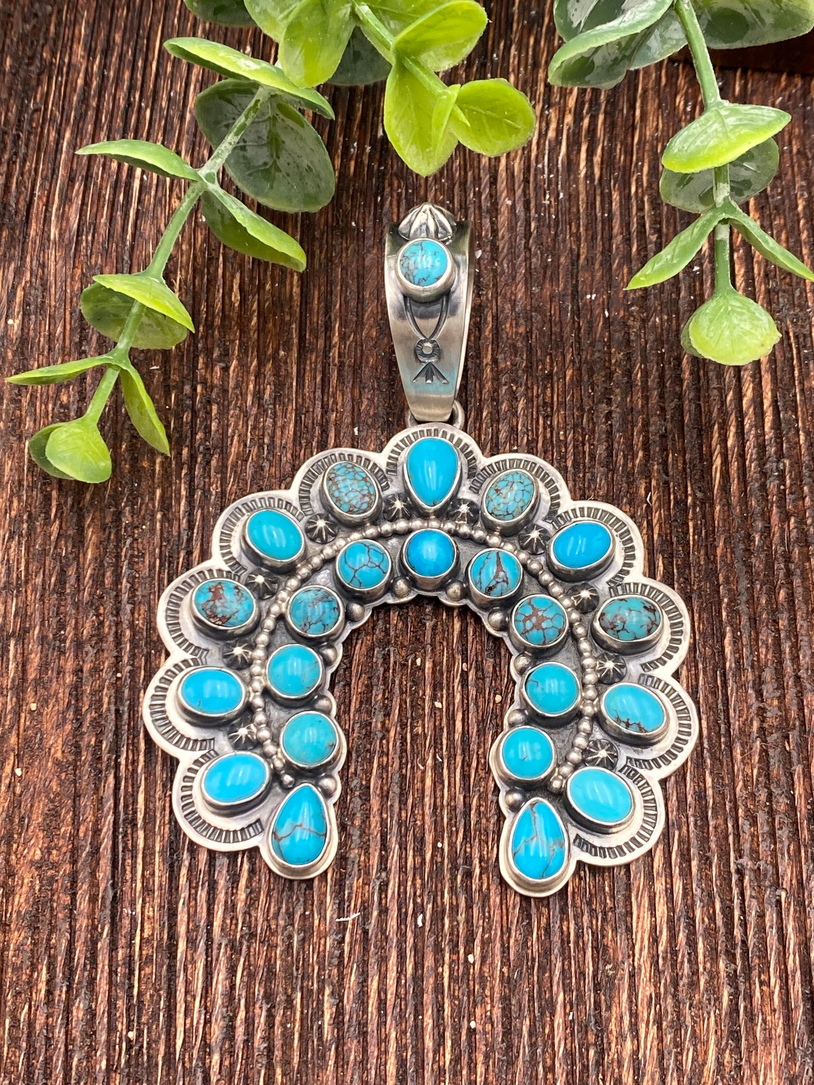 Wynn Naja Turquoise Cluster Pendant