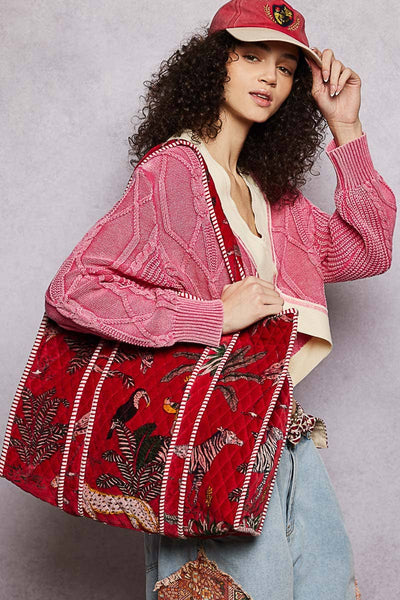 Quilted Large Everyday Tote Bag