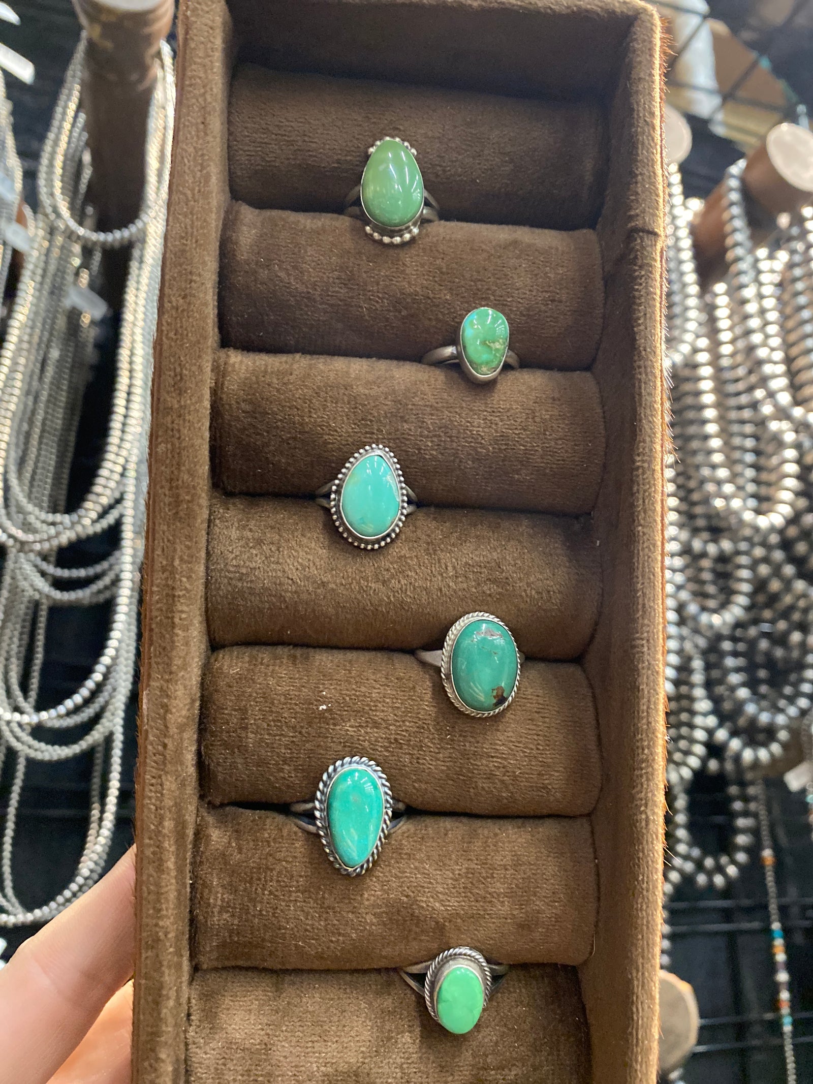 Kirkland Sea of Green Sterling Ring