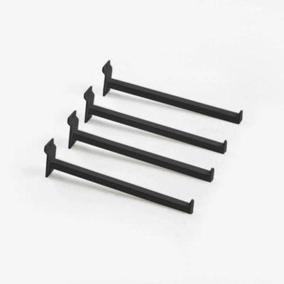 Arms & Hooks for 4-Sided Tabletop Displays (21622, 22501): Hooks for Arms (Pack of 12) / Black