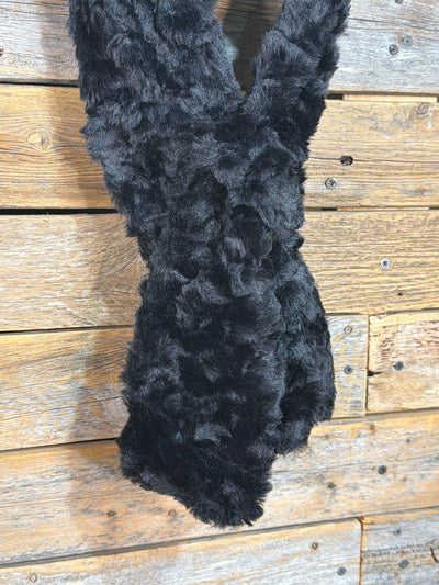 Minky Swirls Keyhole Scarf