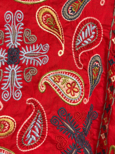 Johnny Was Slim Audrey Embroidered Shirt