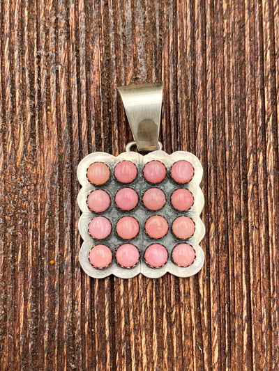 Bubblegum Sterling Pink Dots Pendant