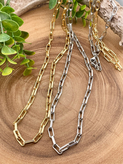 Shana Double Paperclip Chains