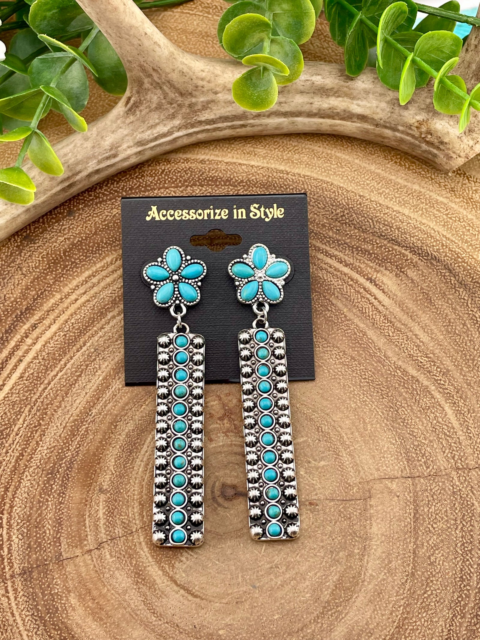 Simmons Fashion Rectangle Earrings