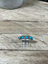 Blaine Stainless Steel Turquoise Fashion Ring