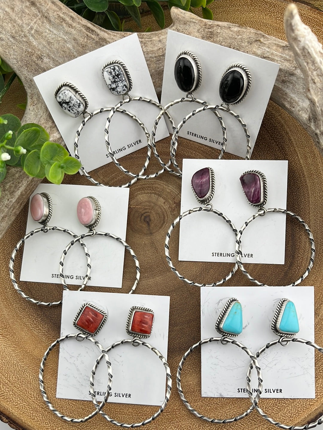 Bosch Twisted Hoop Earrings