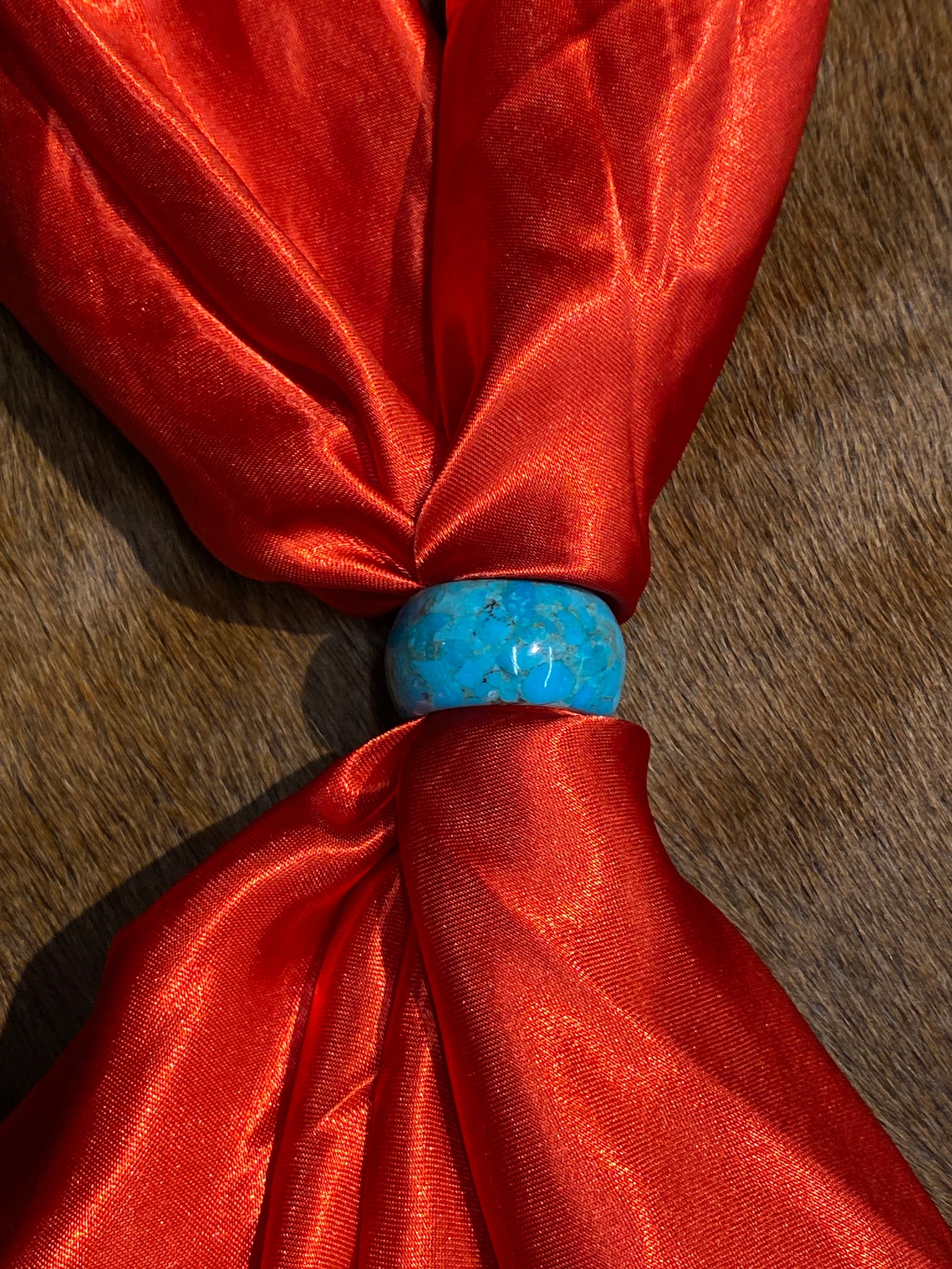 Turquoise Scarf Slide