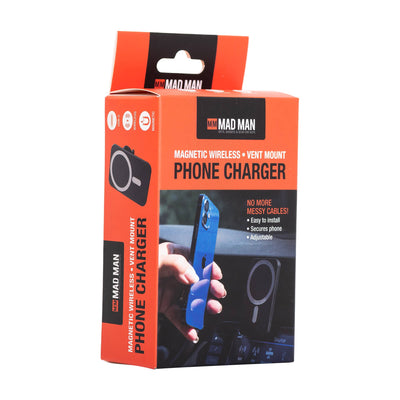 Magnetic Wireless Vent Mount Charger | Car Phone Charger