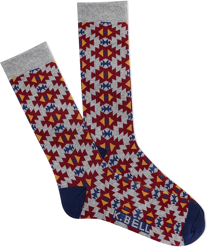 Blanket Print Men's Crew Socks
