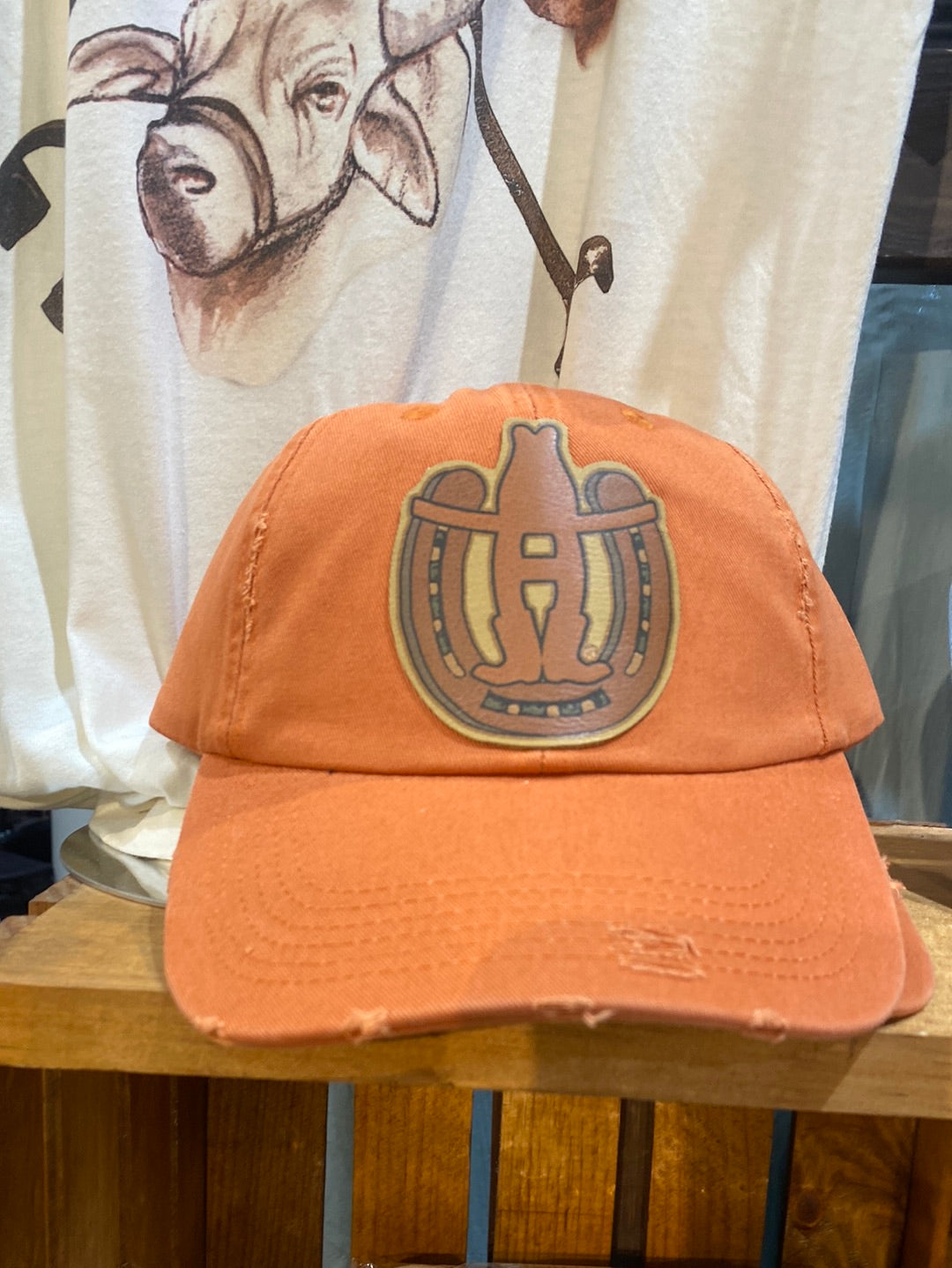 Howdy H Horseshoe Solid Cap