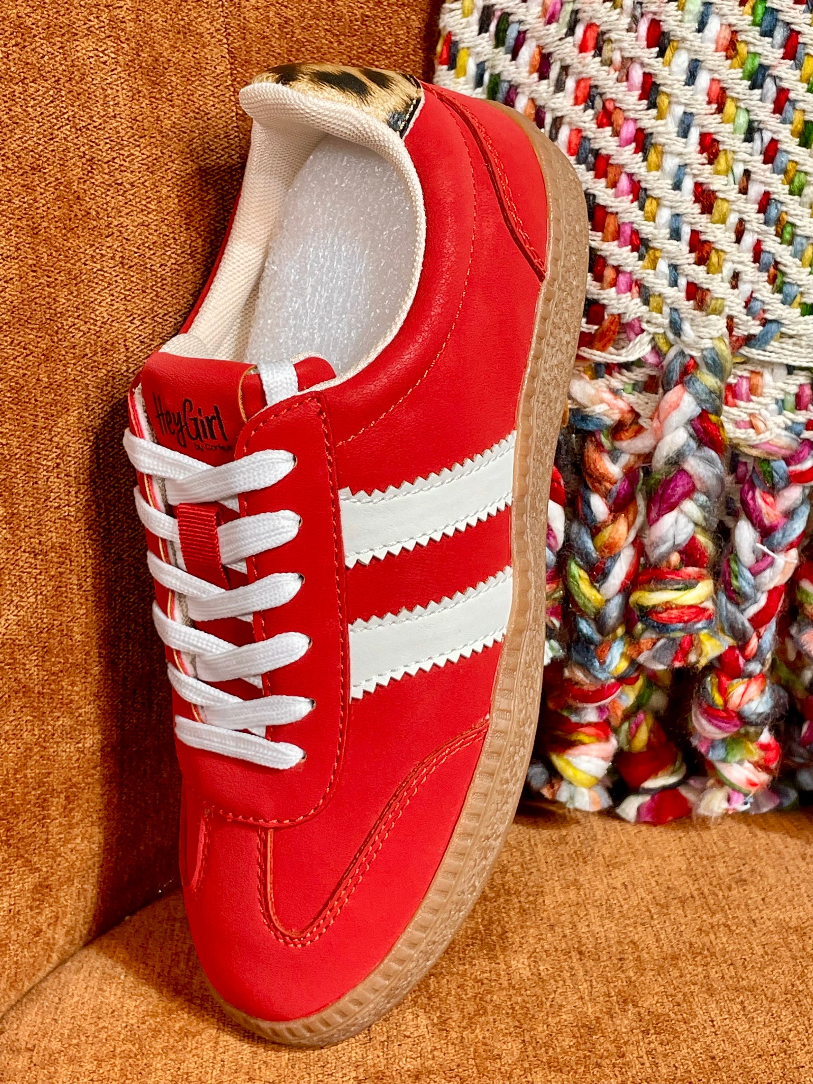 Heads Up Sneaker - Red