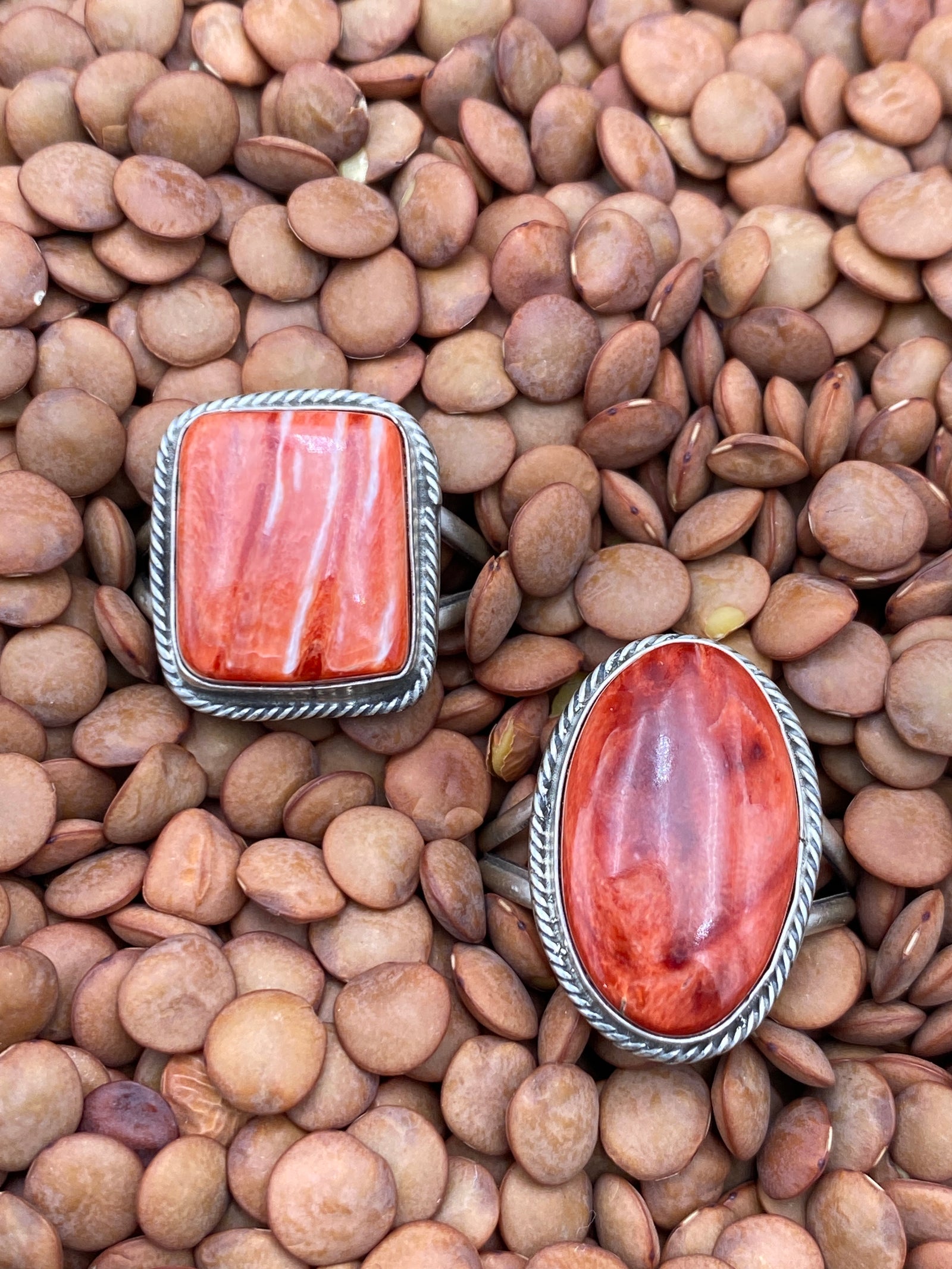 Concord Roped Spiny Double Band Sterling Ring - Size 8.5