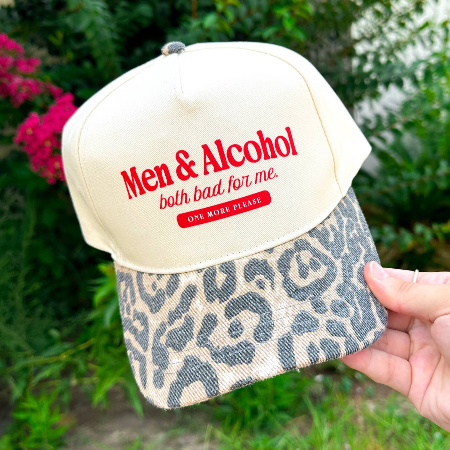 Men & Alcohol Trucker Hat