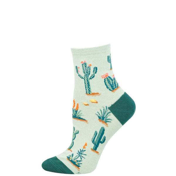 Deserted By My Cactus Mini Crew Women's Socks