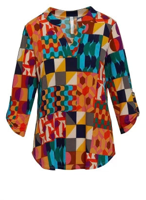 Lizzy Geo Multi Blouse
