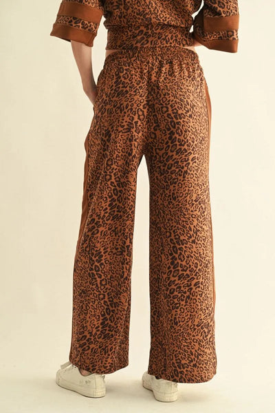 Abrava Leopard Side Stripe Pant