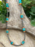 Nikki Sterling Silver Navajo Pearl, Turquoise & Spiny Oyster Variated Choker