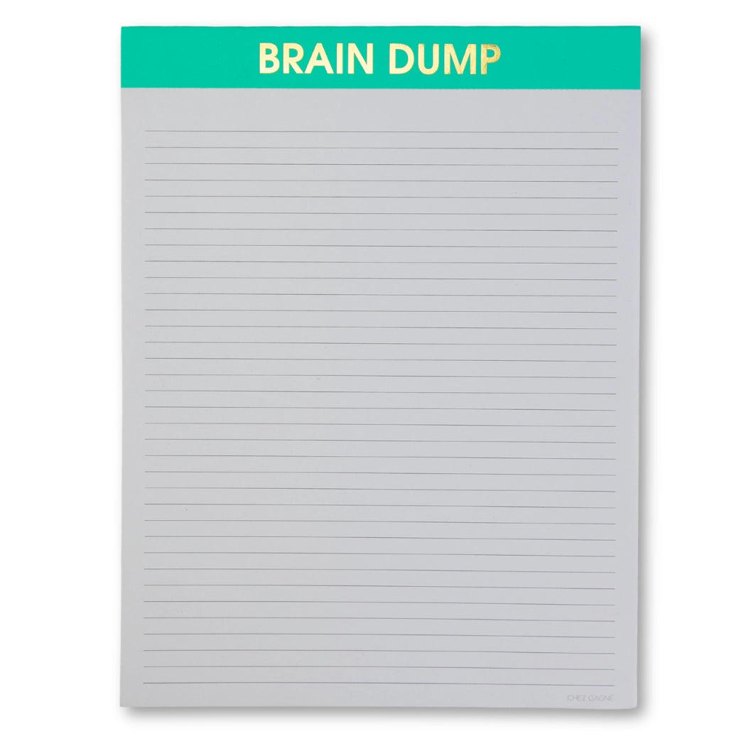 Brain Dump Note Pad