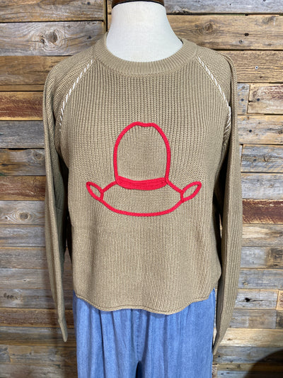 Hats Off Cowboy Sweater