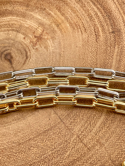 Shana Double Paperclip Chains