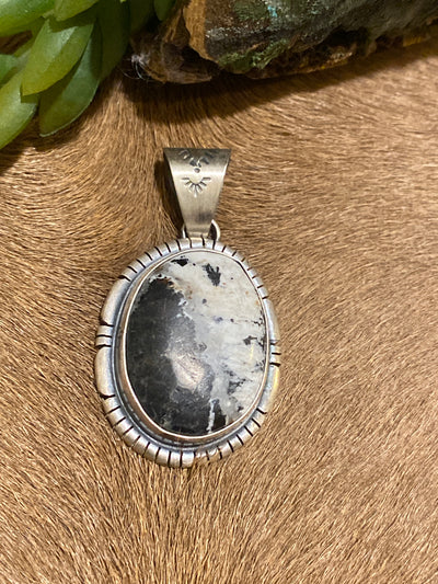 Eastchase Sterling White Buffalo Pendant