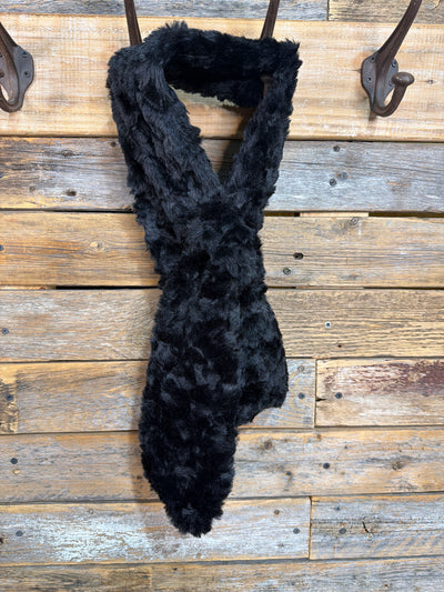 Minky Swirls Keyhole Scarf
