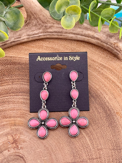 Bernardo Clover Cluster Fashion Earrings