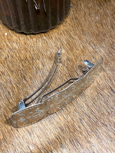 Susie Stamped Sterling Stamped  Barrettes
