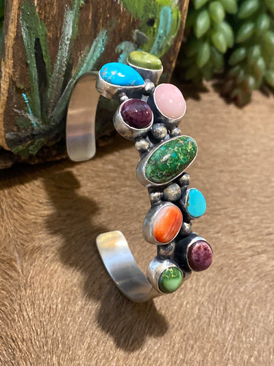 Brittany Multi Stone Cuff