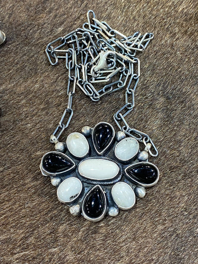 Black, Mother of Pearl & White Buffalo