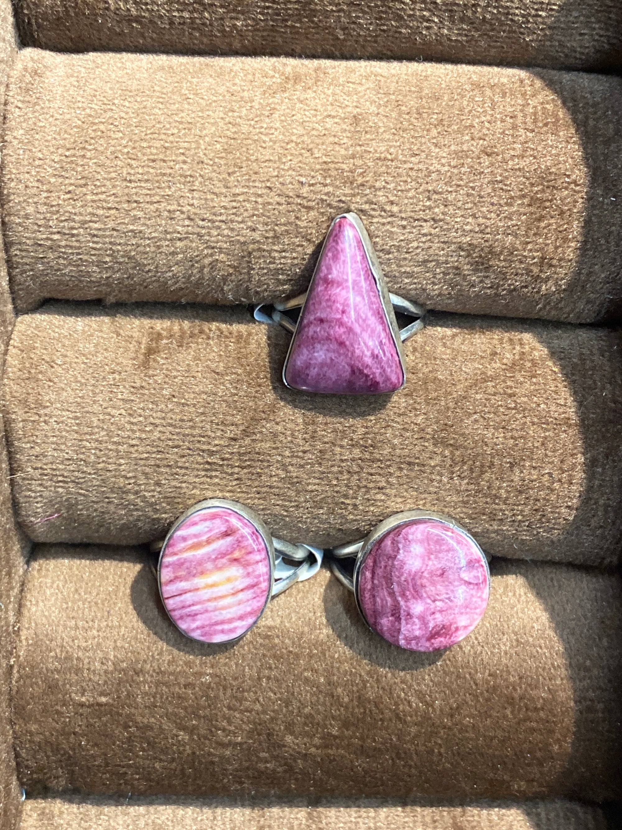 Tulip Sterling Single Stone Purple Spiny Ring