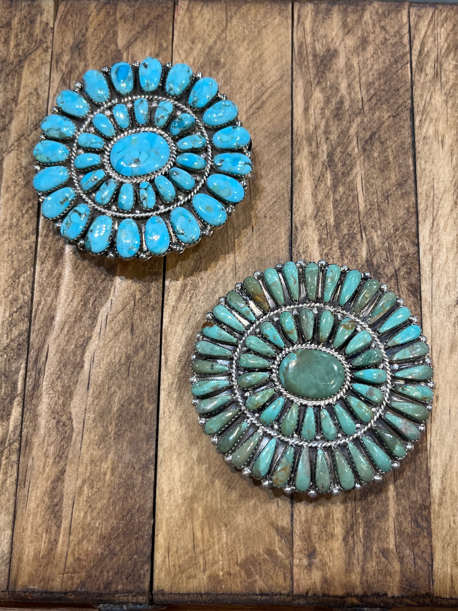 Saline Large Zuni Cluster Hair Barrette