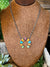 Bonnie Sterling Link Chain With Turquoise & Spiny Naja Pendant - 18"