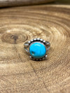 Kelvin Sterling Single Stone Turquoise Ring