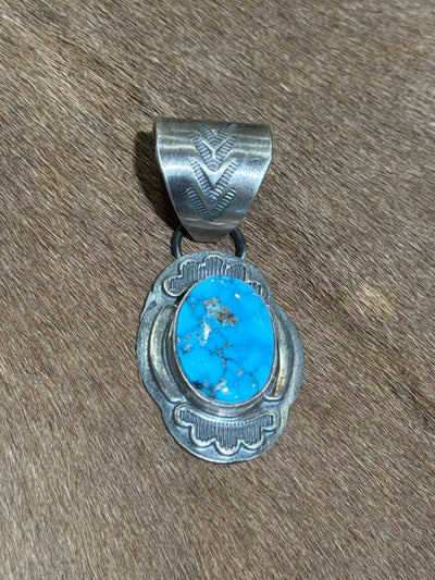 Missy Assorted Sterling Kingman Single Stone Pendants