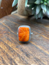 Aledo Sterling Spiny Oyster Ring -Orange