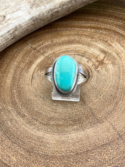 Joshua Tree Sterling Roped Turquoise Ring