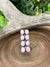 Matinae Vertical 8 Stone Adjustable Ring - Pink Conch